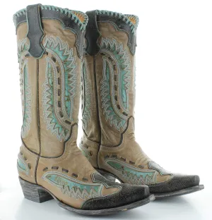 OLD GRINGO "QUIROGA" BOOTS in BONE