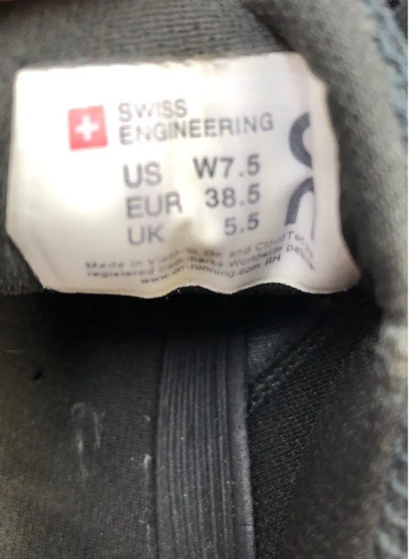 On Cloud Women's Black Athletic Shoes - Size 7.5