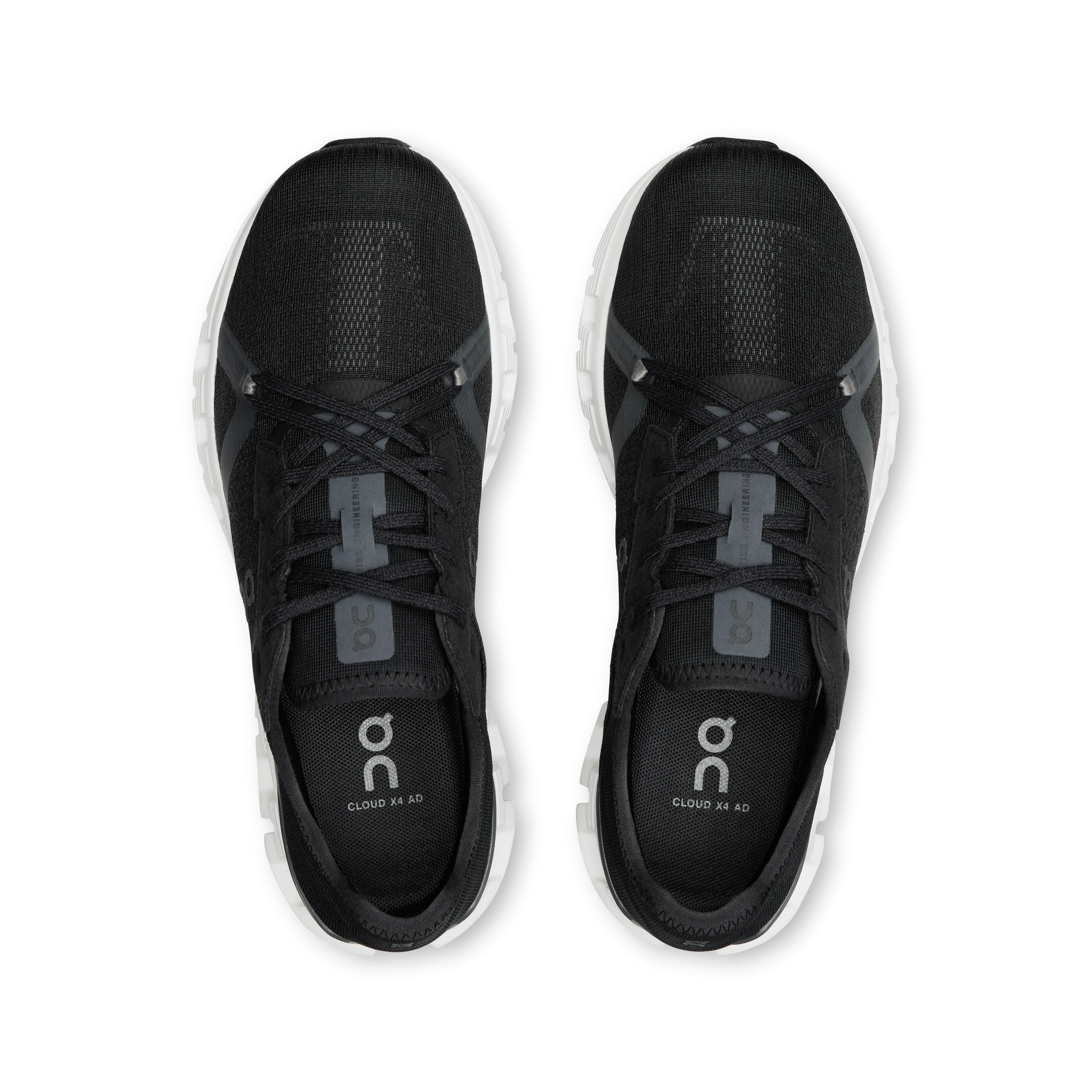 On Running Women's Cloud X 4 Ad Shoes - Black / Asphalt
