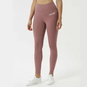 PERFORMANCE LEGGINGS - DUSTY PINK