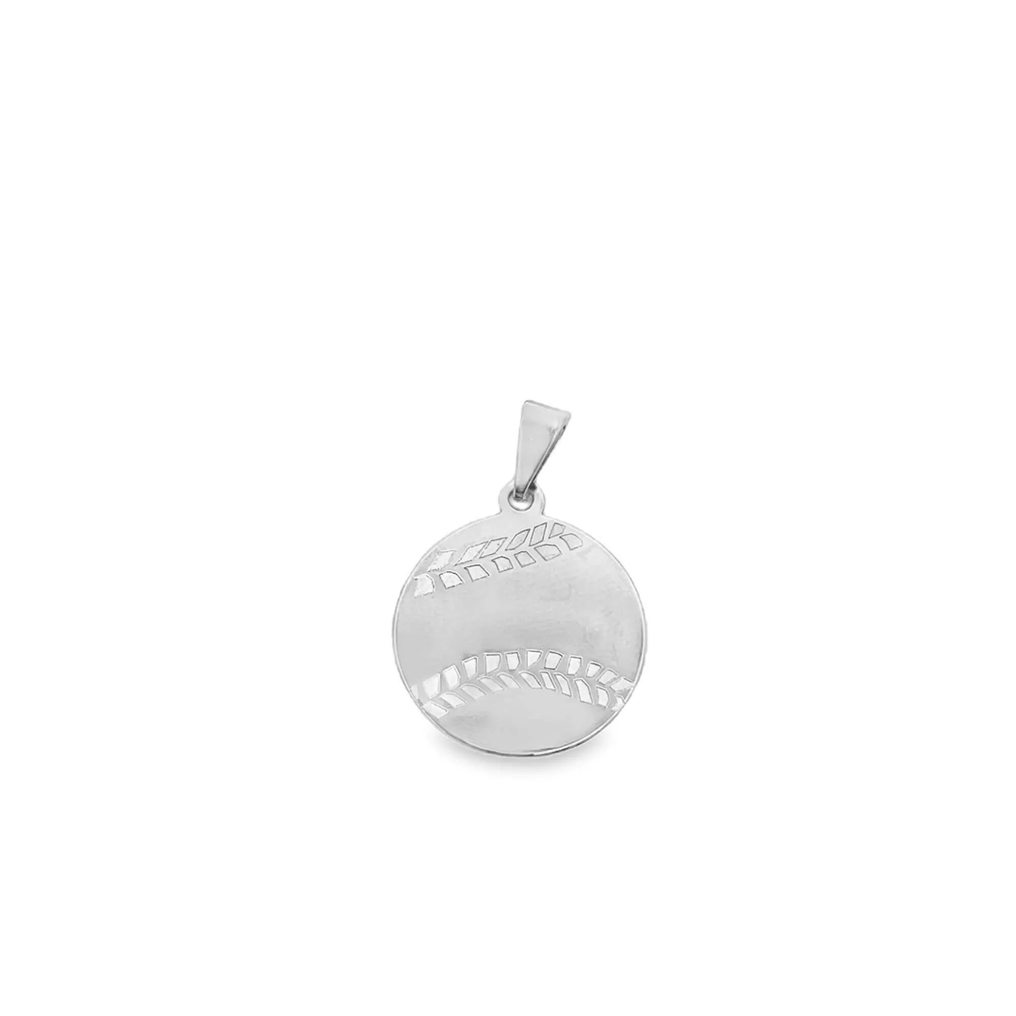 Plain Flat Baseball Pendant