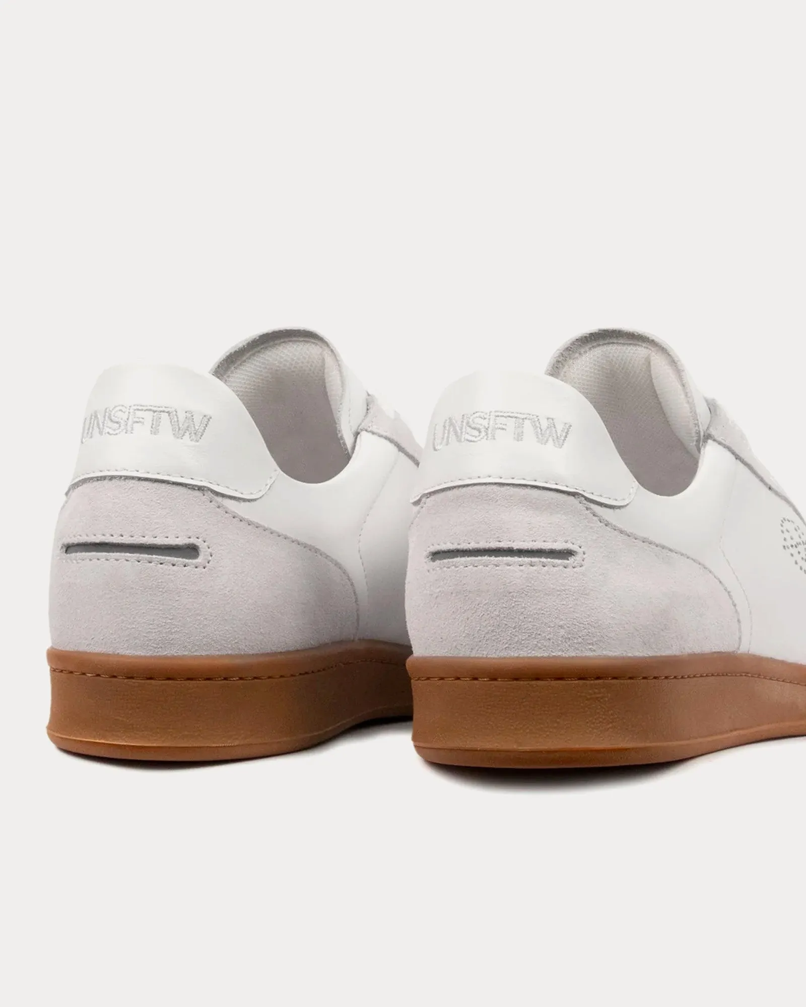 Portelet Leather White / Gum Low Top Sneakers