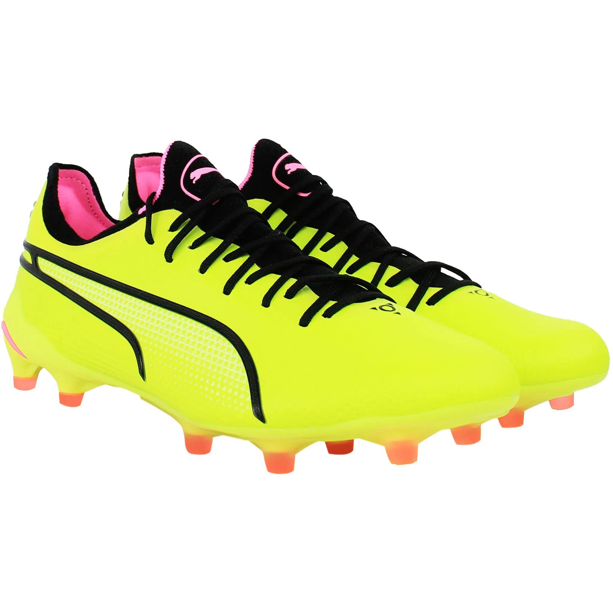 Puma King Ultimate FG/AG Mens Yellow Football Boots