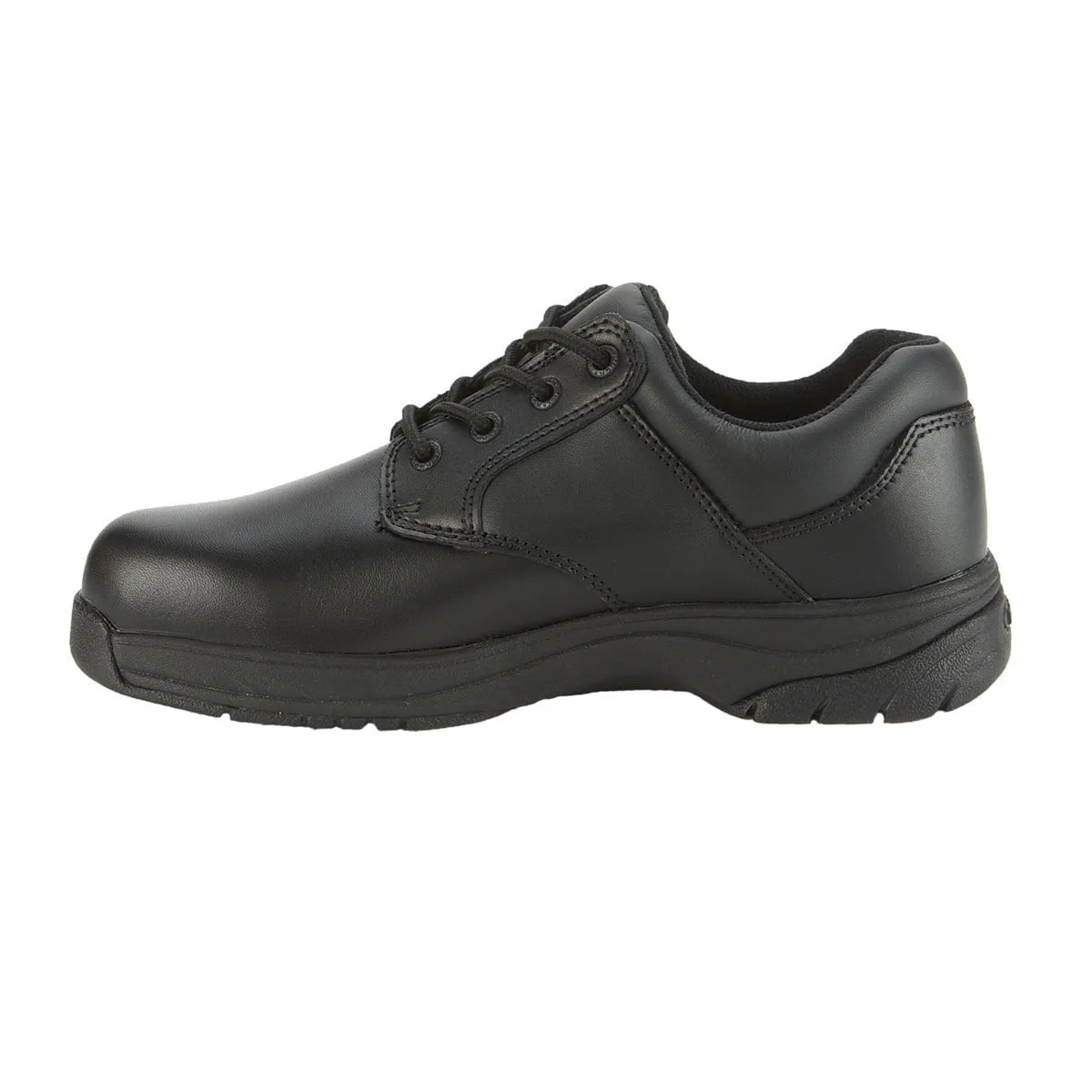 Rocky Mens Black Leather 911 Casual SlipStop Plain Toe Oxford Shoes 11.5 W
