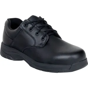 Rocky Mens Black Leather 911 Casual SlipStop Plain Toe Oxford Shoes 11.5 W