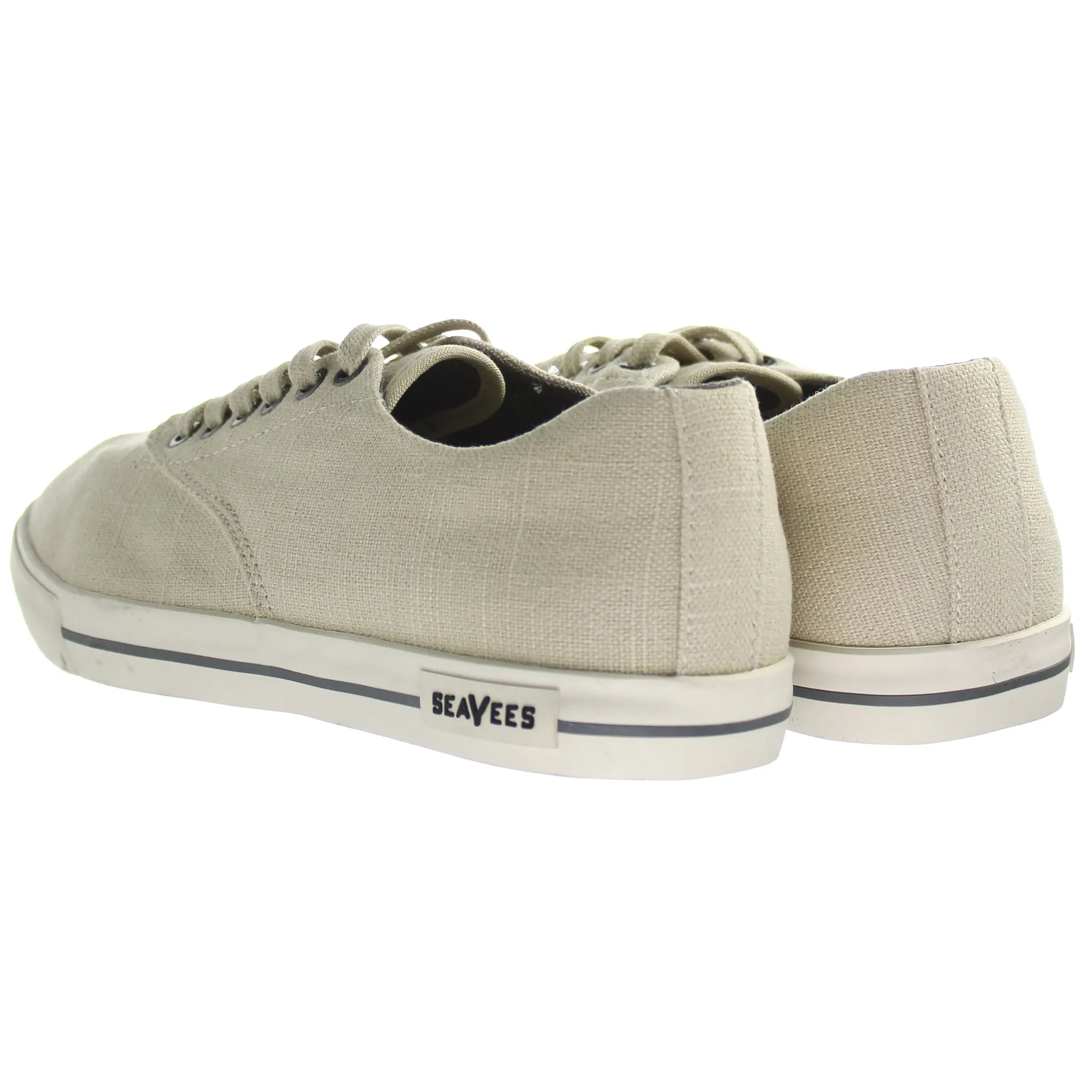 Seavees Hermosa Standard Mens Beige Plimsolls