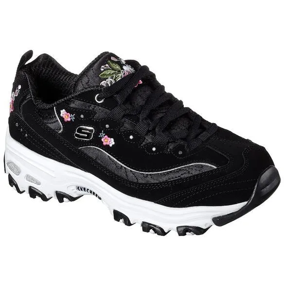 SKECHERS 11977 BLK D'Lites Bright Blossoms
