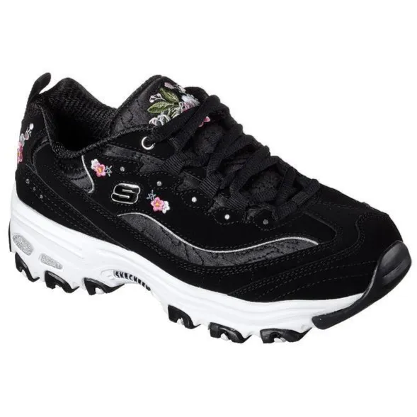 SKECHERS 11977 BLK D'Lites Bright Blossoms