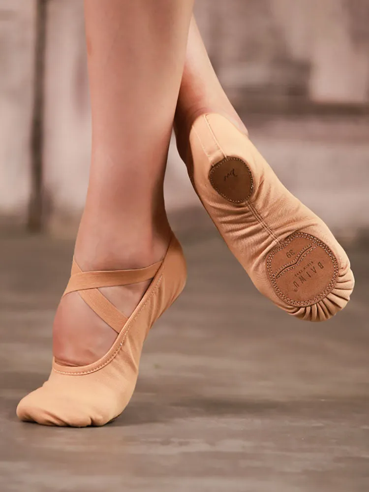 Soft Sole Training Shoes Elastic Cloth Cat Claw Ballet Shoes
