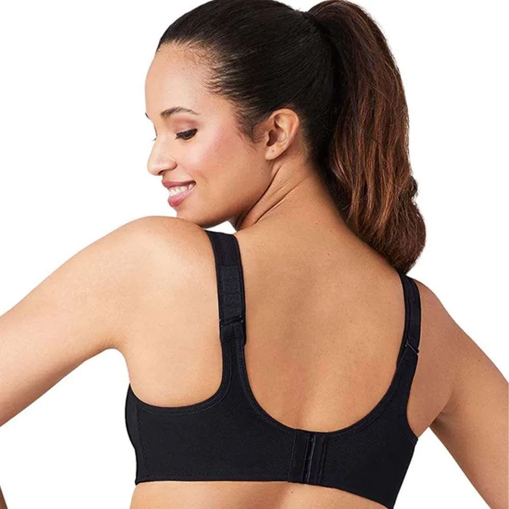 Sport  Non Padded Wired Full Coverage Full Support High Intensity Sports  Bra - Black