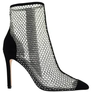 Ted Baker Junapah Crystal Mesh Womens Black Heeled Shoes