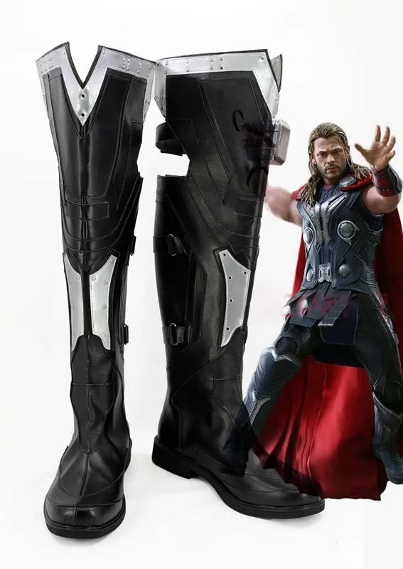 The Avengers Thor Odinson Cosplay Shoes Boots Custom Made for Adult Men and Women