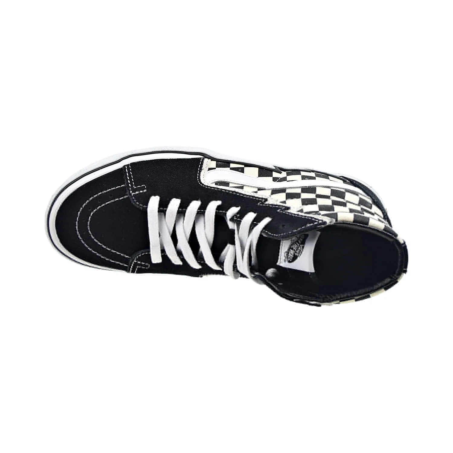 Vans Sk8-Hi Men's Shoes Black-White-Checkboard