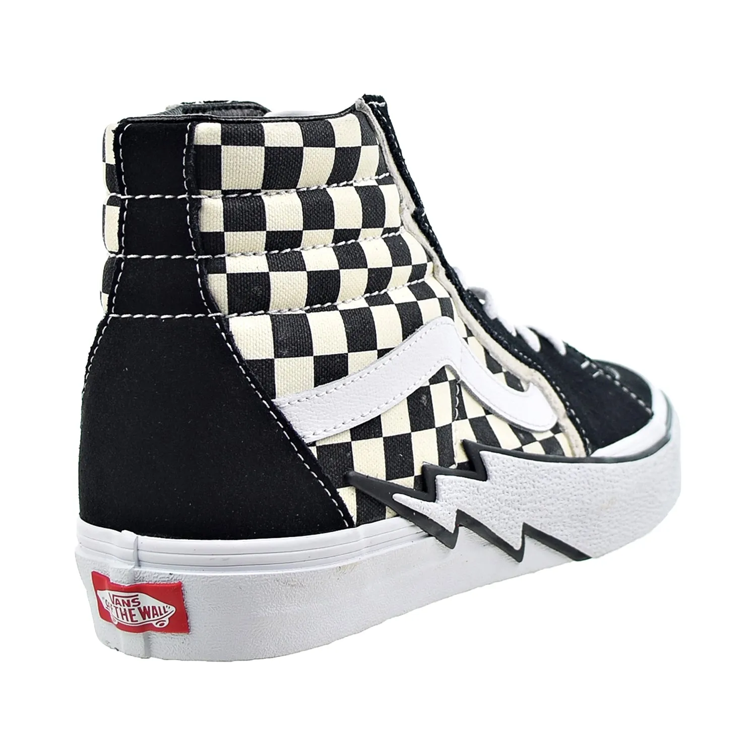 Vans Sk8-Hi Men's Shoes Black-White-Checkboard