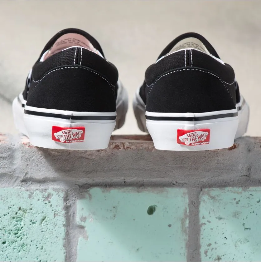 Vans Skate Slip-On Skateboard Shoe - Black/White