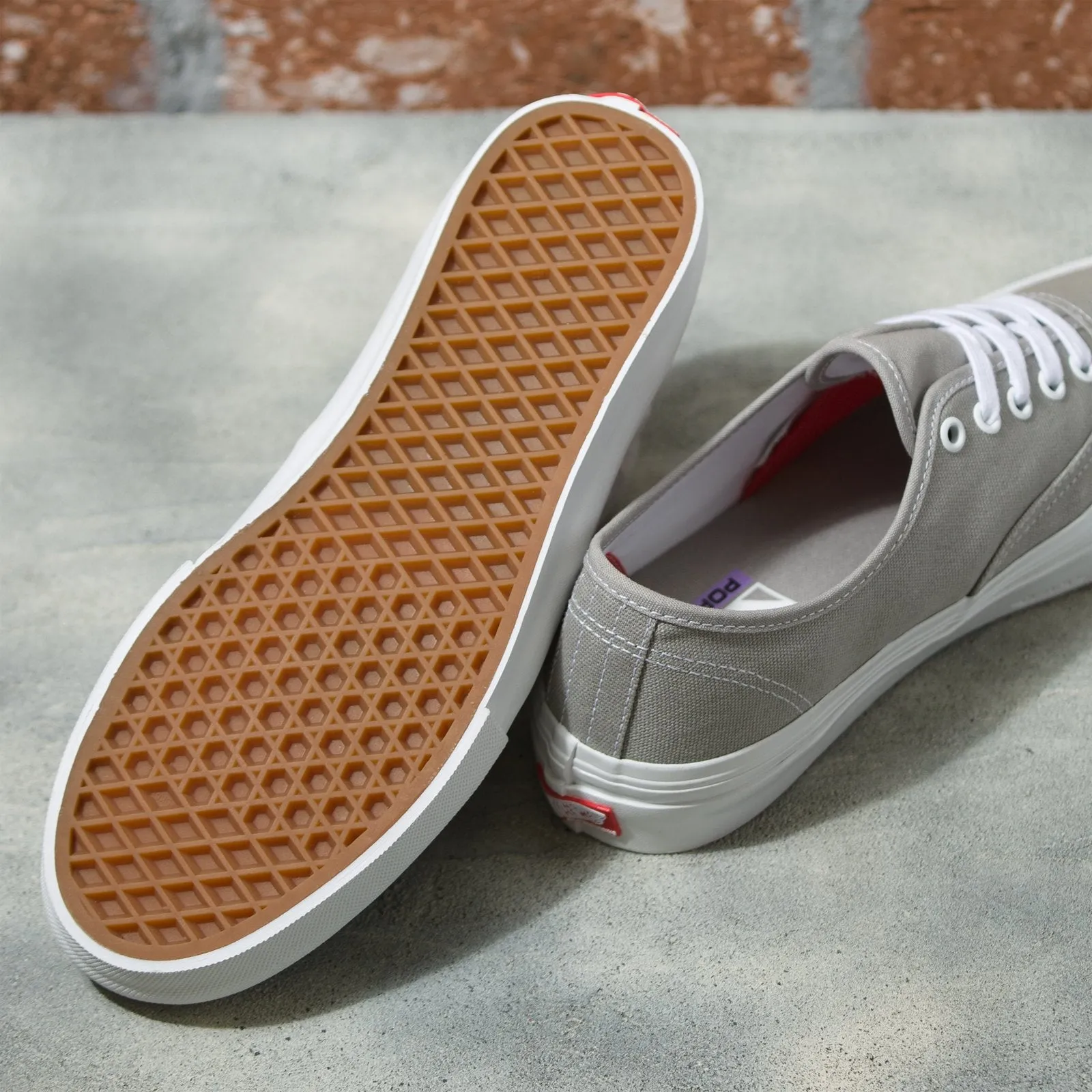 Vans Wrapped Skate Authentic Skateboard Shoe - Drizzle