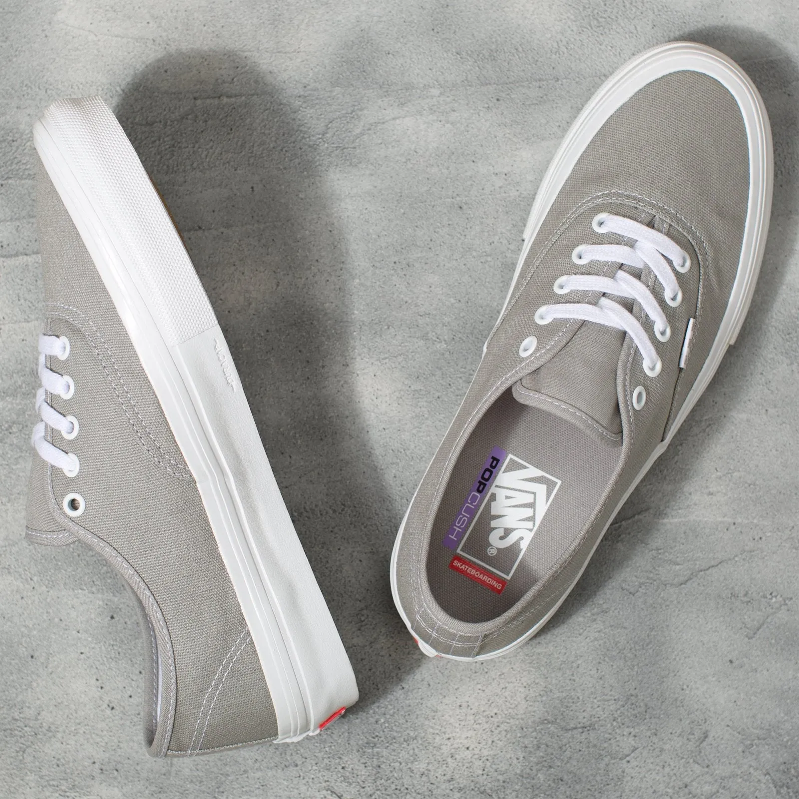 Vans Wrapped Skate Authentic Skateboard Shoe - Drizzle