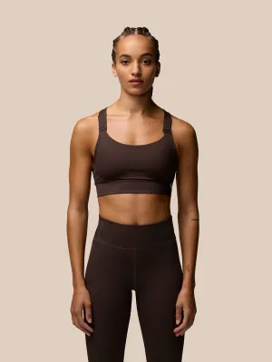 Zone Training Sports Bra - Brown